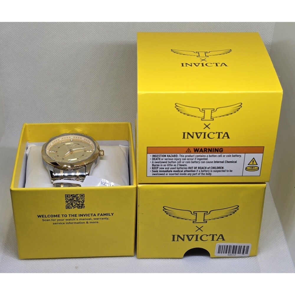 Invicta Specialty by Invicta Men's Watch 41mm Two Tone Gold Steel 69022 New - Picture 3 of 8